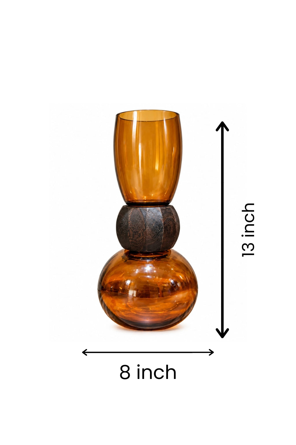 Terra Amber Decorative Vase