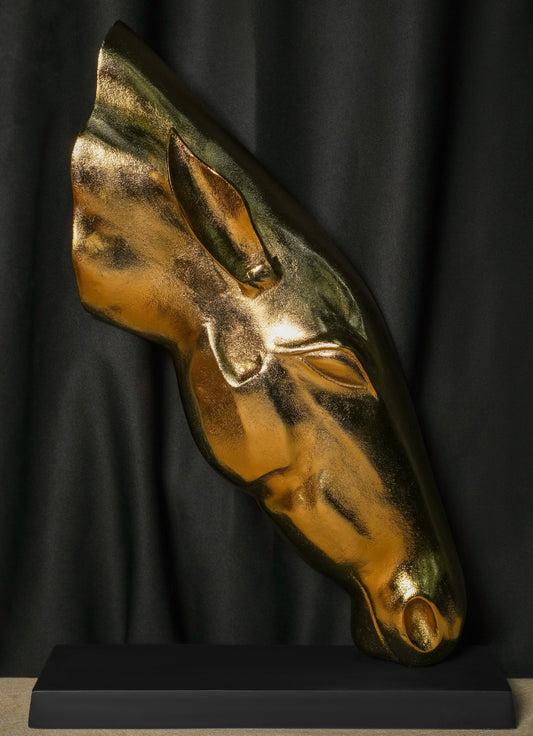 The Stallion Sculpture (Gold)