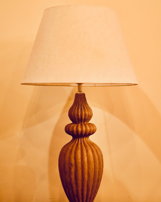 Surahi Wooden Table Lamp