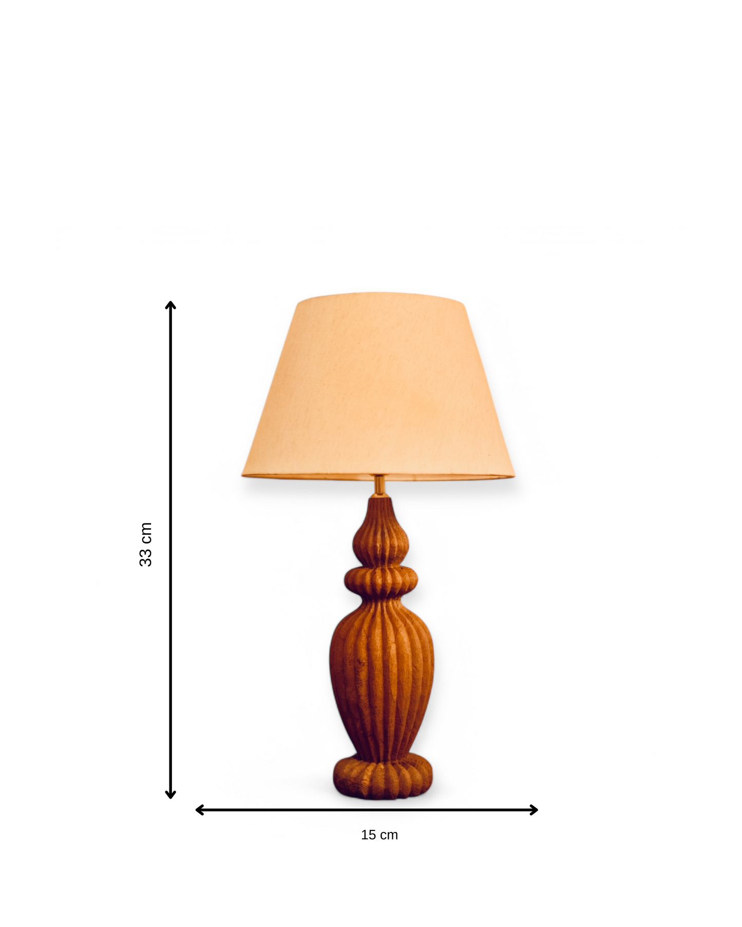 Surahi Wooden Table Lamp