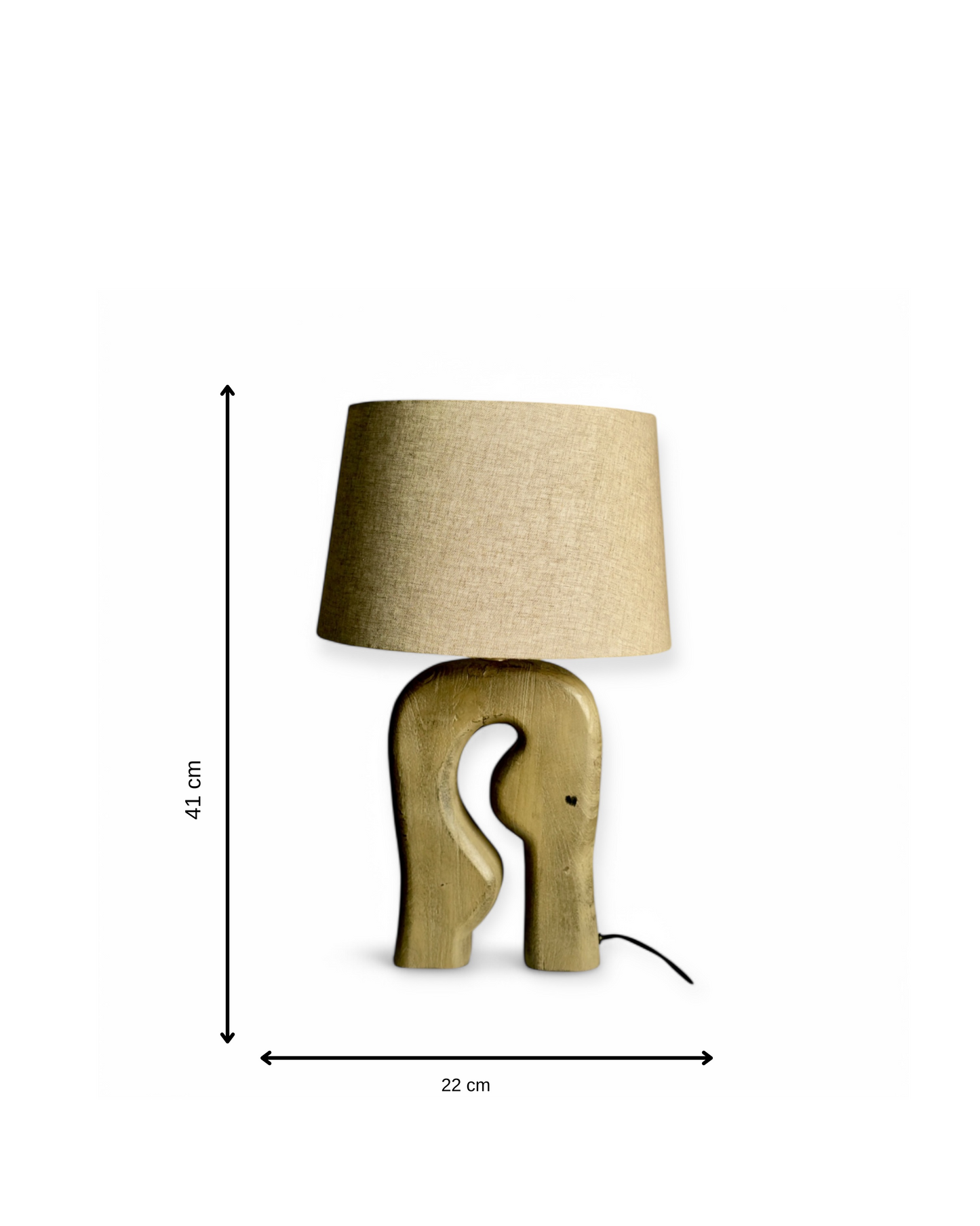 ‘Stand for Yourself’ Wooden Table Lamp
