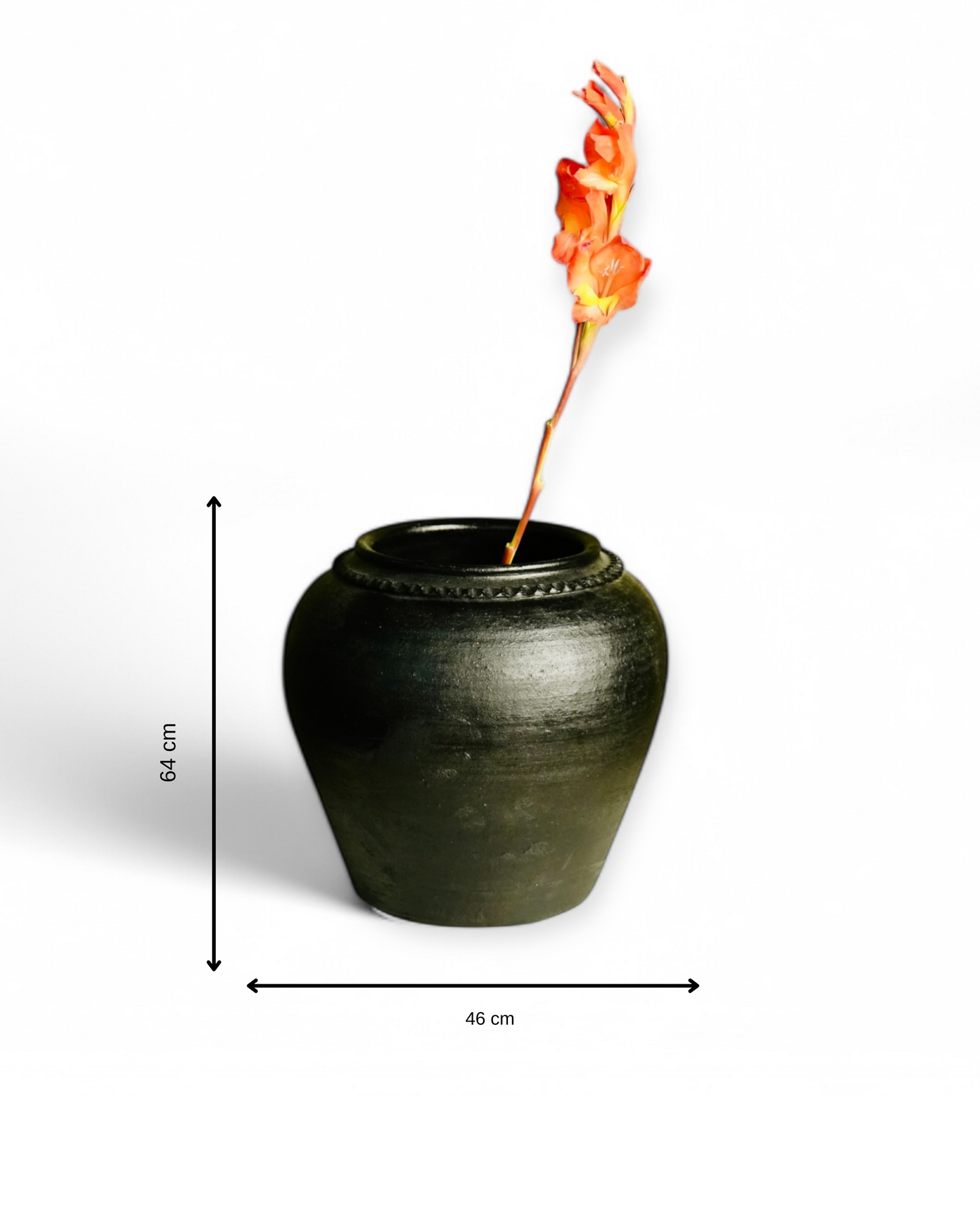 Noir Terracotta Vase