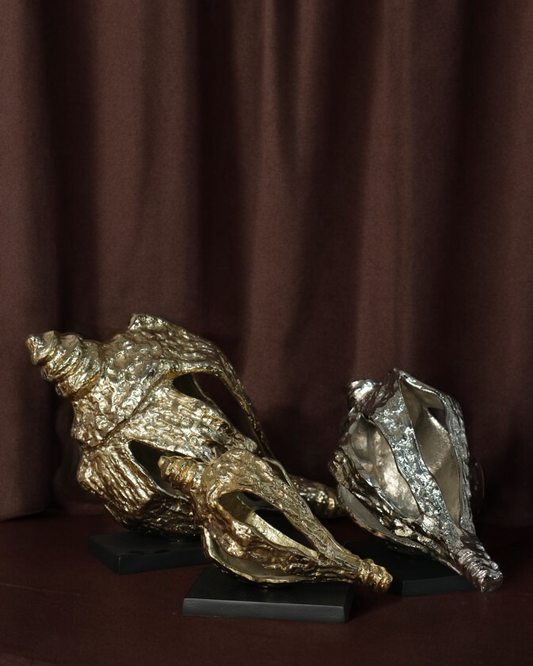 Shelly Conch Sculpture