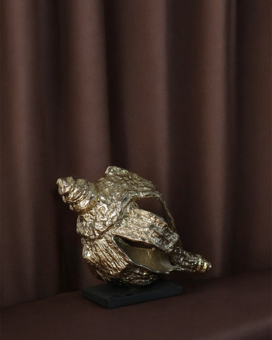 Shelly Conch Sculpture