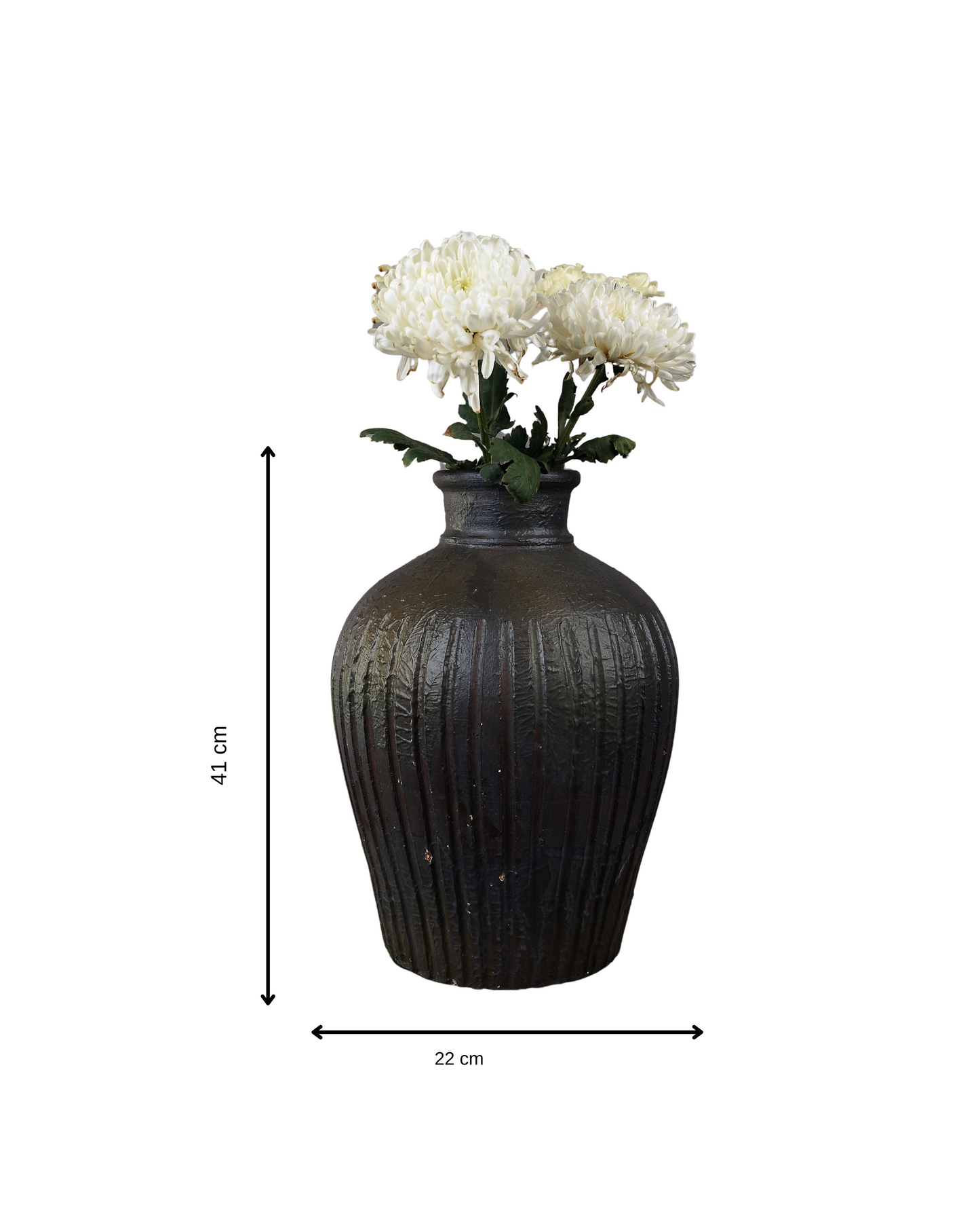 Standalone Terracotta Vase