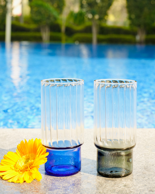 Bottom Colour Glass Set