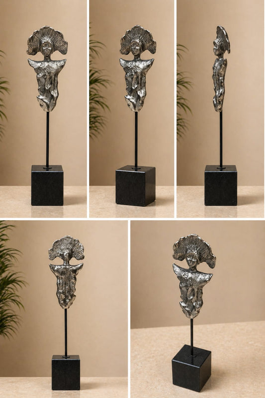 Pharaoh Queen Egyptian Decorative Sculpture