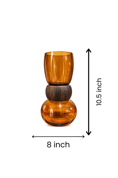 Terra Amber Decorative Vase