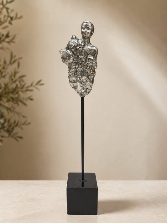 Egyptian Heritage Abstract Face Sculpture