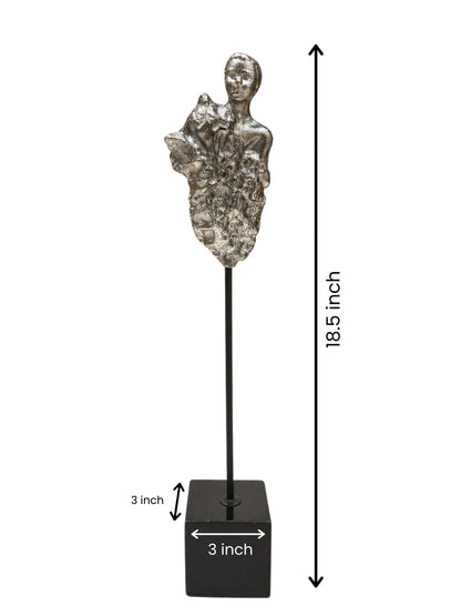Egyptian Heritage Abstract Face Sculpture