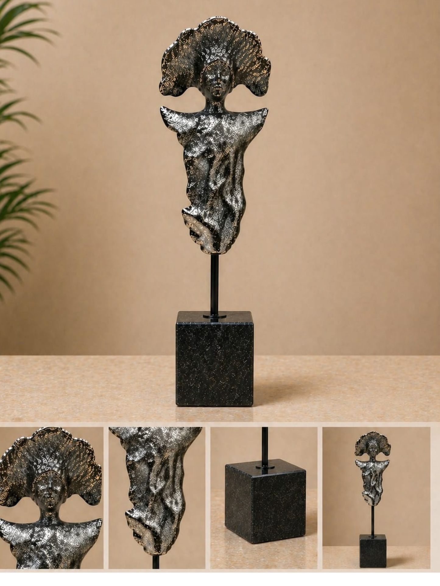 Pharaoh Queen Egyptian Decorative Sculpture