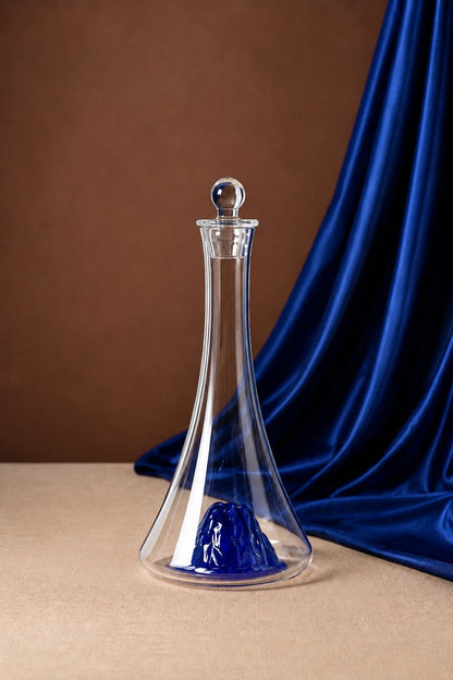 Ice Vein Decanter Set (1 Decanter + 2 wine glasses)