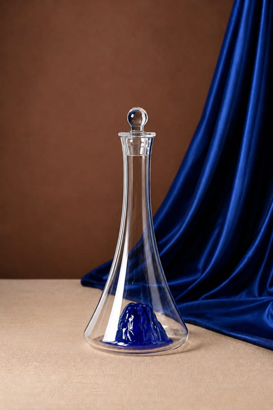 Ice Vein Decanter Set (1 Decanter + 2 wine glasses)