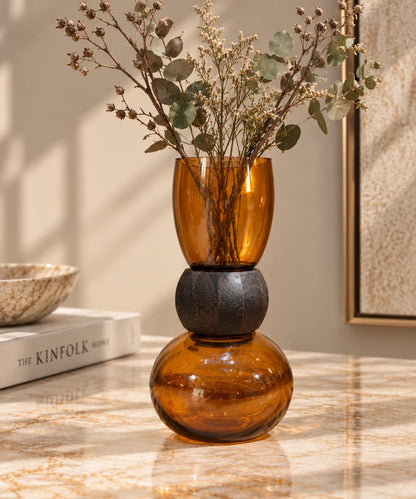 Terra Amber Decorative Vase