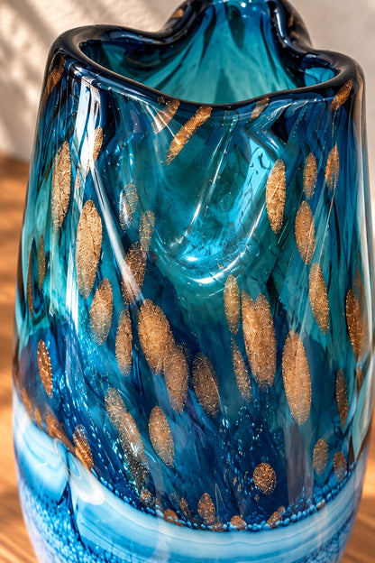Aqua Ember Vase